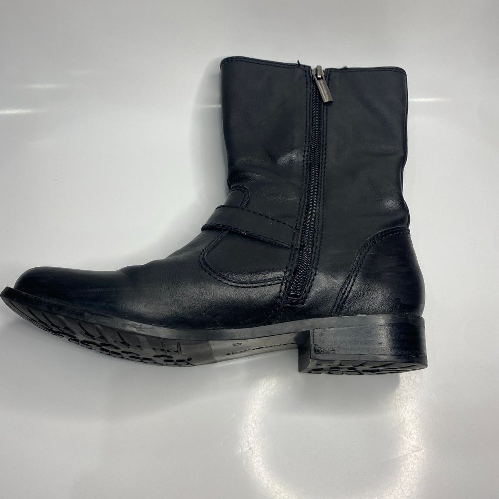Bandolino Women's Tisdale Boot Size 7.5, Black Leather, Mid-Calf - Picture 6 of 11